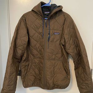 Patagonia Diamond Quilted Bomber Hoodie - Mens Large